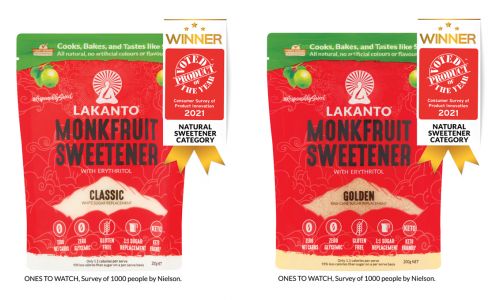 Lakanto, Product of the Year 2021 in Australia